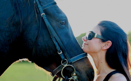 woman with horse