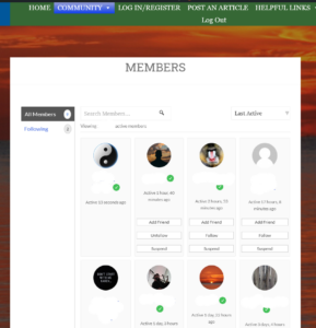 members page