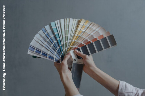 paint color sample cards