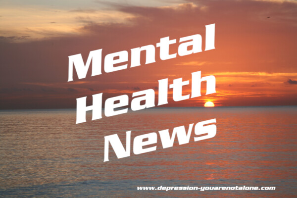 the words mental health news over ocean sunrise (copyrighted)