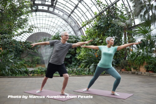 man and wpoman doing tai chi