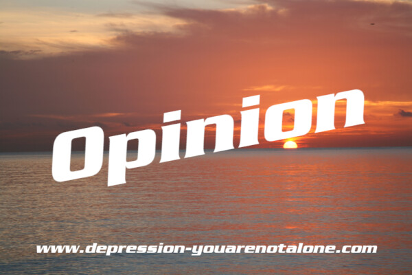 the word opinion over ocean sunrise with website url on bottom (copyrighted)
