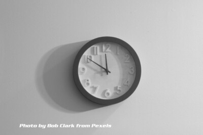 clock on wall