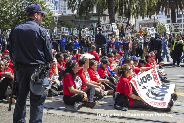 labor day protest