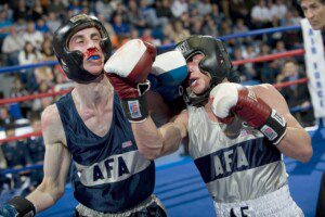 two men boxing